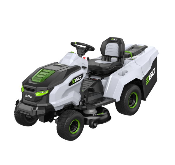 EGO TR3801E-B |98 CM| RASENTRAKTOR HECKFÄNGER KIT (mit 4x10Ah Akku+Ladegerät)